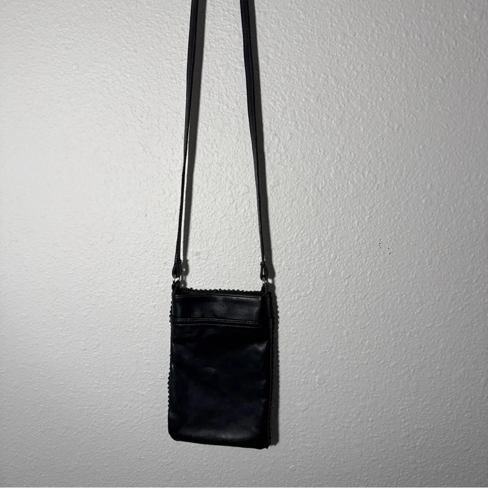Mary Frances Take A Sip Pink Cocktail Phone Pouch Crossbody Beaded Leather Purse - Picture 5 of 6
